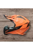 Free-M ENDURO - CROSS TURUNCU MOTOSİKLET KASKI - 2