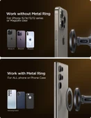 Joyroom Zs403 Magnetik MagSafe Uyumlu Katlanabilir Araç İçi Telefon Tutucu - 6