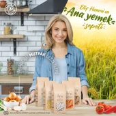 Organik Bakliyat Seti  5 Parça(Pirinç, Nohut,Kuru Fasulye, Kırmızı mercimek, Bulgur ) Yerli Ürünler - 4