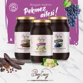 Organik Pekmez Seti (3'lü Set) - Üzüm, Dut, Keçi Boynuzu Pekmezi - 3