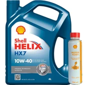 Shell Helix HX7 10W-40/Shell Flush Engine Karter Temizleyizi - 1