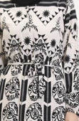 Amelya Farbalı Kuşaklı Viskon Elbise S-M-L-XL Beden - 4