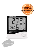 Wuvera Dijital Oda Termometresi – Hassas Sıcaklık ve Nem Ölçümü - 1