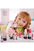 Barbie Mini Barbieland Fashionistas Bebekler, 3,8cm Bebekler Ruj Tüpünde, Sürpriz Açılım HYF19 - 2