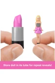 Barbie Mini Barbieland Fashionistas Bebekler, 3,8cm Bebekler Ruj Tüpünde, Sürpriz Açılım HYF19 - 3