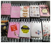 Notpa Ahşap Kapak 80 Yaprak Çizgili Defter 55X75Mm Spiralli - 2 adet - 1