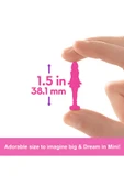 Barbie Mini Barbieland Fashionistas Bebekler, 3,8cm Bebekler Ruj Tüpünde, Sürpriz Açılım HYF19 - 5