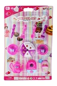 Can Oyuncak Pastalı Çay Seti - Pembe Renk - 1