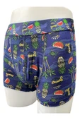 Zenura Erkek Desenli Boxer - Tropikal Kuru Kafa Tasarım – 2304b - 1