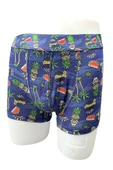 Zenura Erkek Desenli Boxer - Tropikal Kuru Kafa Tasarım – 2304b - 3