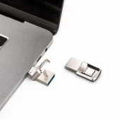 Sprange SOTGT64 TYPE-C & USB 3.2 64GB Mini Metal Otg Flash Bellek - 6