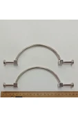 Metal (Zamak), Nikel Kaplama Çanta Sapı Çiftinin Fiyatıdır - 2