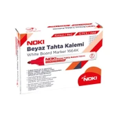 Noki Doldurulabilir Beyaz Tahta Kalemi Kırmızı 12 Adet 1664K-12 thumbnail 1