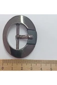 6 Adet Nikel Siyah Metal Kadın Kemer Tokası - 2