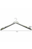 5 Adet Altın Eskitme Plastik, Bluz Askısı 43 cm - 1