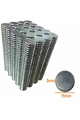 Neodyum Mıknatıs 15 X 3 Mm Çinko 40 Adedin Fiyatıdır - 1