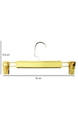 8 Adet Gold Efekti Verilmiş Mandallı Etek Pantolon Askısı 33 Cm - 2