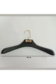10 Adet Metal Aksesuarlı Plastik, Ceket Ve Gömlek Askısı 45 Cm 1.sınıf Kalite, Lüx - 2