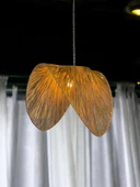 Baykuş Bohem Avize 50x50cm Hasır Avize Jüt Avize Rüstik Avize Oda Mutfak Salon Avize - 1