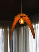 Baykuş Bohem Avize 50x50cm Hasır Avize Jüt Avize Rüstik Avize Oda Mutfak Salon Avize - 2