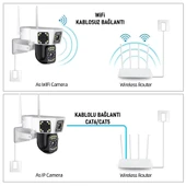 O-kam 3014 Dual Lens Wifi Kamera 6MP - 4