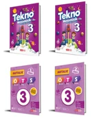 KIRMIZI BEYAZ YAYINLARI 3.SINIF MATEMATİK 1/2 - HAFTALIK ÖĞRENME TAKİP SİSTEMİ 1/2 4'LÜ SET - 1