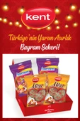 Kent Karışık ve Misbon Sütlü Bayram Şekeri (375 Gr x 4 Adet) - 1