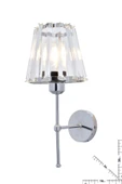 Buiva Modern Pilli Aplik K9 Kristal Taşlı Aplik Şık Görsellik Katar Kablosuz Pil Tak Kullan - 4