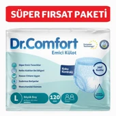 Dr.Comfort Yetişkin Emici Külot Large 30'lu 4 paket 120 adet thumbnail 1