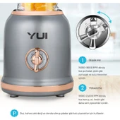 Yui M18 3'ü 1 Arada Retro Smoothie Blender Seti (Yui Türkiye Garantili) thumbnail 6