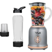 Yui M18 3'ü 1 Arada Retro Smoothie Blender Seti (Yui Türkiye Garantili) thumbnail 4