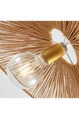 burenze Rattan Nordic Boheme Tasarım Avize Hasır Ip Avize 1.sınıf Kalite Naturel Ferahlık Katar - 2