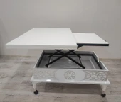 Aras 5 Kademeli Tekerlekli Akıllı Sihirli Orta Sehpa 60x90 - 5