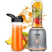 Yui M18 3'ü 1 Arada Retro Smoothie Blender Seti (Yui Türkiye Garantili) thumbnail 2