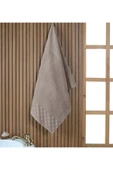 Checker Microcotton 2'li Banyo Havlu Seti Vizon 50x85 cm 75x150 cm - 2