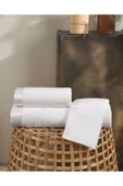 Pure Bambu 3'lü Banyo Havlu Seti Ekru 30x50 cm 50x85 cm 75x150 cm - 1