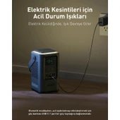 Anker 548 Powerbank 60000mAh - PowerCore Reserve 192Wh Taşınabilir Hızlı Şarj Cihazı - 60W - Solar Şarj Girişli - Siyah - A1294 (Anker Türkiye Garantili) - 4