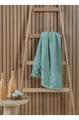 Checker Microcotton 2'li Banyo Havlu Seti Cameo Yeşili 50x85 cm 75x150 cm - 3