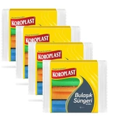 Koroplast Bulaşık Süngeri 8'li Oluklu x 4 Adet - 1
