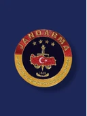 JANDARMA ASAYİŞ KOL AMBLEMİ TPU PLASTİK CIRTLI 7CM - 1