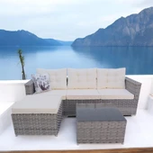 Savanna | Rehome Rattan Puflu L Köşe Koltuk | 708 - 3