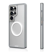 Galaxy S25 Ultra Kılıf M-safe Şarj Özellikli Youngkit Rock Sand Serisi Kapak - 4