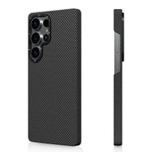 Galaxy S25 Ultra Kılıf M-safe Şarj Özellikli Aramid Fiber Youngkit 1500D Kevlar Extreme Wing Serisi Kapak thumbnail 7