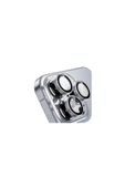 shaza Iphone 15 Pro / 15 Pro Max Ile Uyumlu Darbeye Dayanıklı Mekanizmalı Safir Kamera Lens Koruyucu - 2
