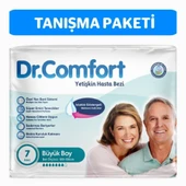 Dr.Comfort Yetişkin Bel Bantlı Hasta Bezi Large 7'li 1 paket 7 adet - 1