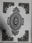DEORATİF FERFORJE KAPI KÖŞE SÜSÜ/BASKILI SAÇ - 2