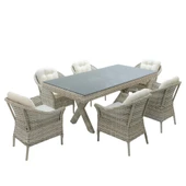 Spark | Rehome 100x200 Rattan Bahçe Masa Takımı | 316 thumbnail 2