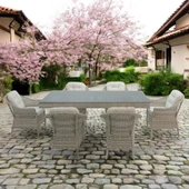 Spark | Rehome 100x200 Rattan Bahçe Masa Takımı | 316 thumbnail 4