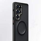 Galaxy S25 Ultra Kılıf M-safe Şarj Özellikli Youngkit Rock Sand Serisi Kapak - 10