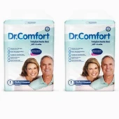Dr.Comfort Yetişkin Bel Bantlı Hasta Bezi Medium 8'li 2 paket 16 adet - 2